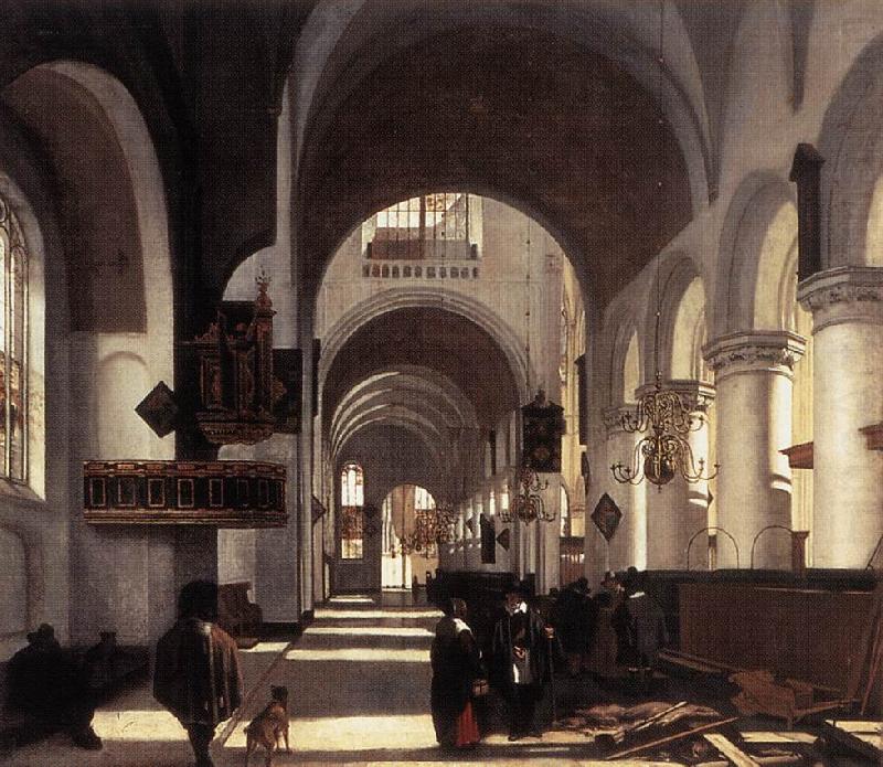 WITTE, Emanuel de Interior of a Church china oil painting image